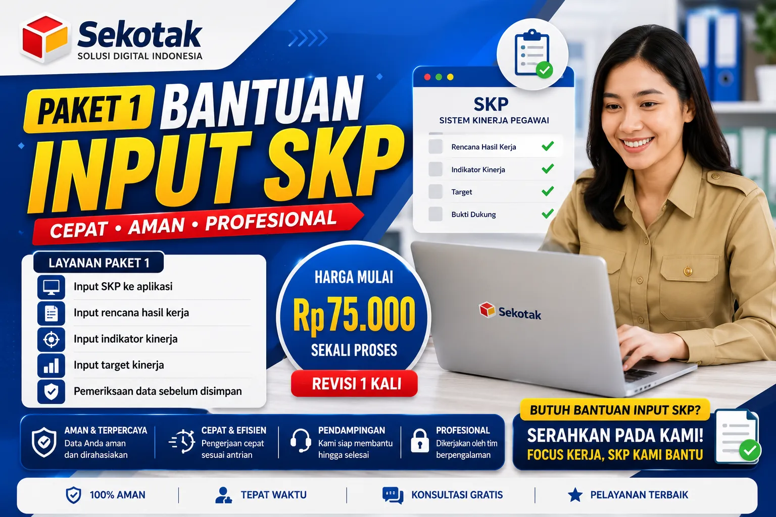 Jasa Bantuan Input SKP ASN & PPPK | Cepat, Aman & Profesional
